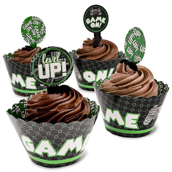 lv cupcake toppers