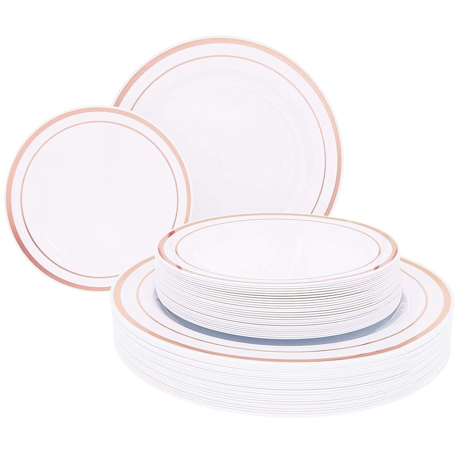 rose gold dinnerware set