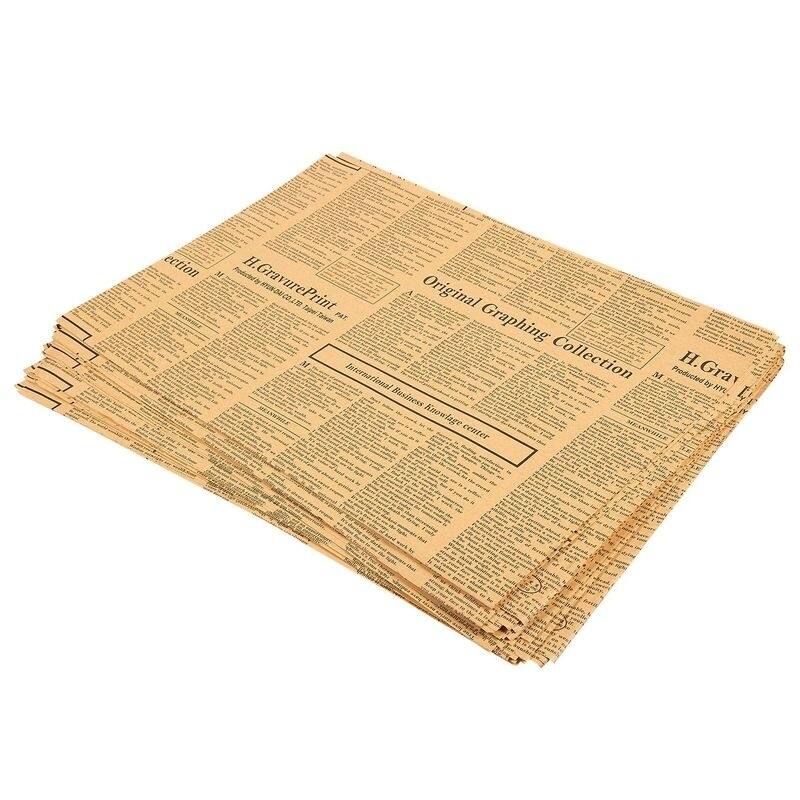 Blue Panda 12 Sheets of Kraft Paper Newspaper Wrapping Paper for Moving, Packing, 28 x 20"