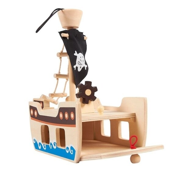 wooden pirate ship toy