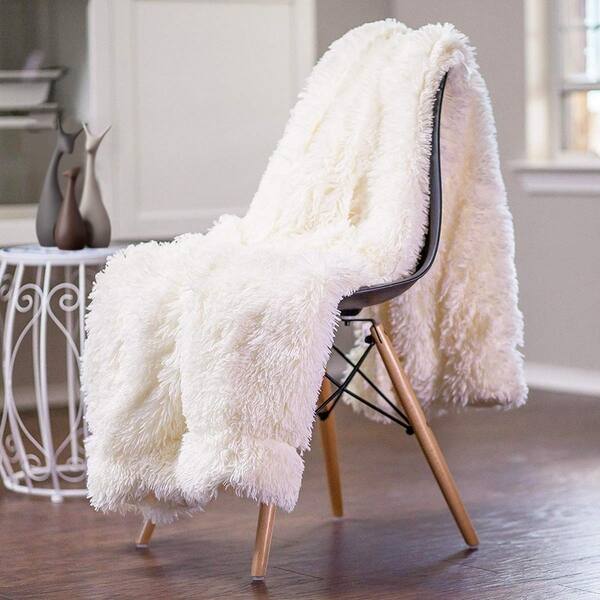Lochas Super Soft Shaggy Warm Plush Throw Blanket Fluffy Long Blankets For Couch Bed Chair Overstock 29074525