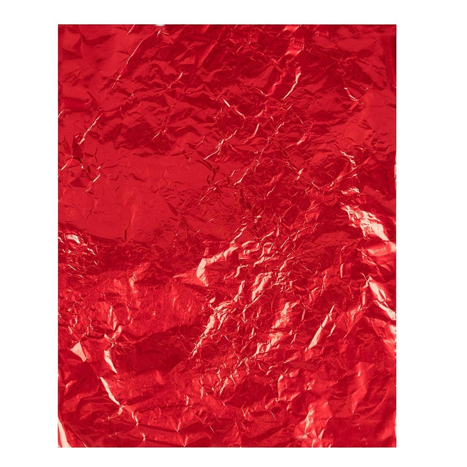 Gold Foil Candy Wrappers for Chocolate Bars (6 x 7.5 in, 100 Sheets)