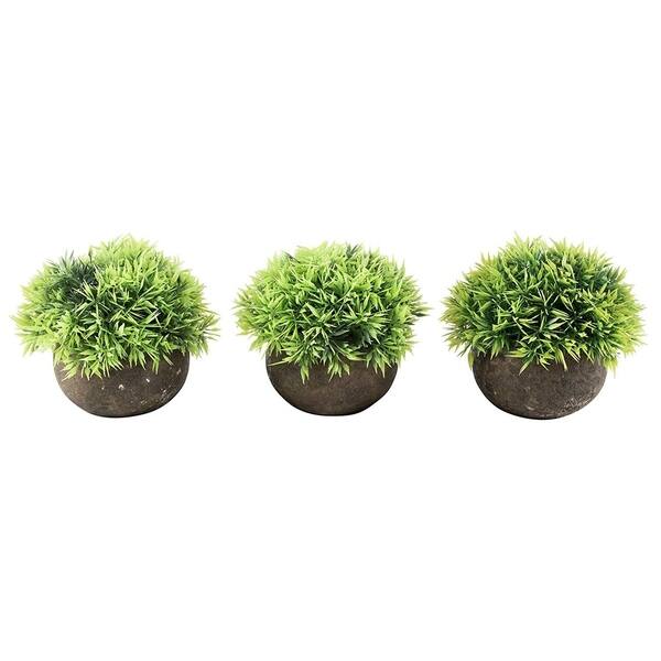 Shop Juvale Mini Artificial Plants 3 Pack Fake Potted Plants