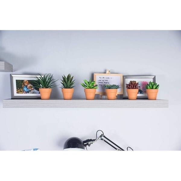 Shop 6 Pack Artificial Succulents Fake Faux Plants Unpotted Home