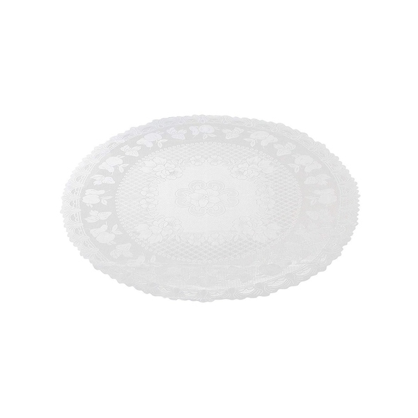 71" Round Lace Tablecloth Elegant Floral Table Cloth For Birthday Wedding Party