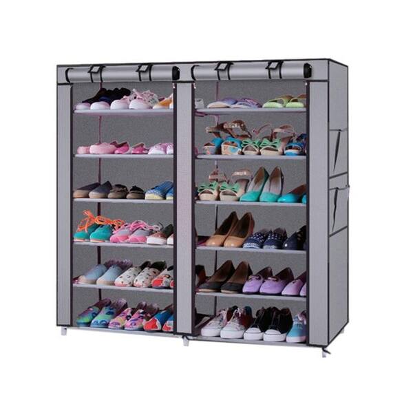 Shop 12 Lattices Non Woven Fabric Shoe Rack On Sale Free Shipping On Orders Over 45 Overstock 29074893