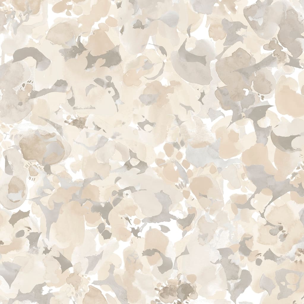 Bloom Wallpaper in Beige & Browns