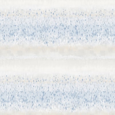 Monet Meadow Wallpaper in Blues & Beige