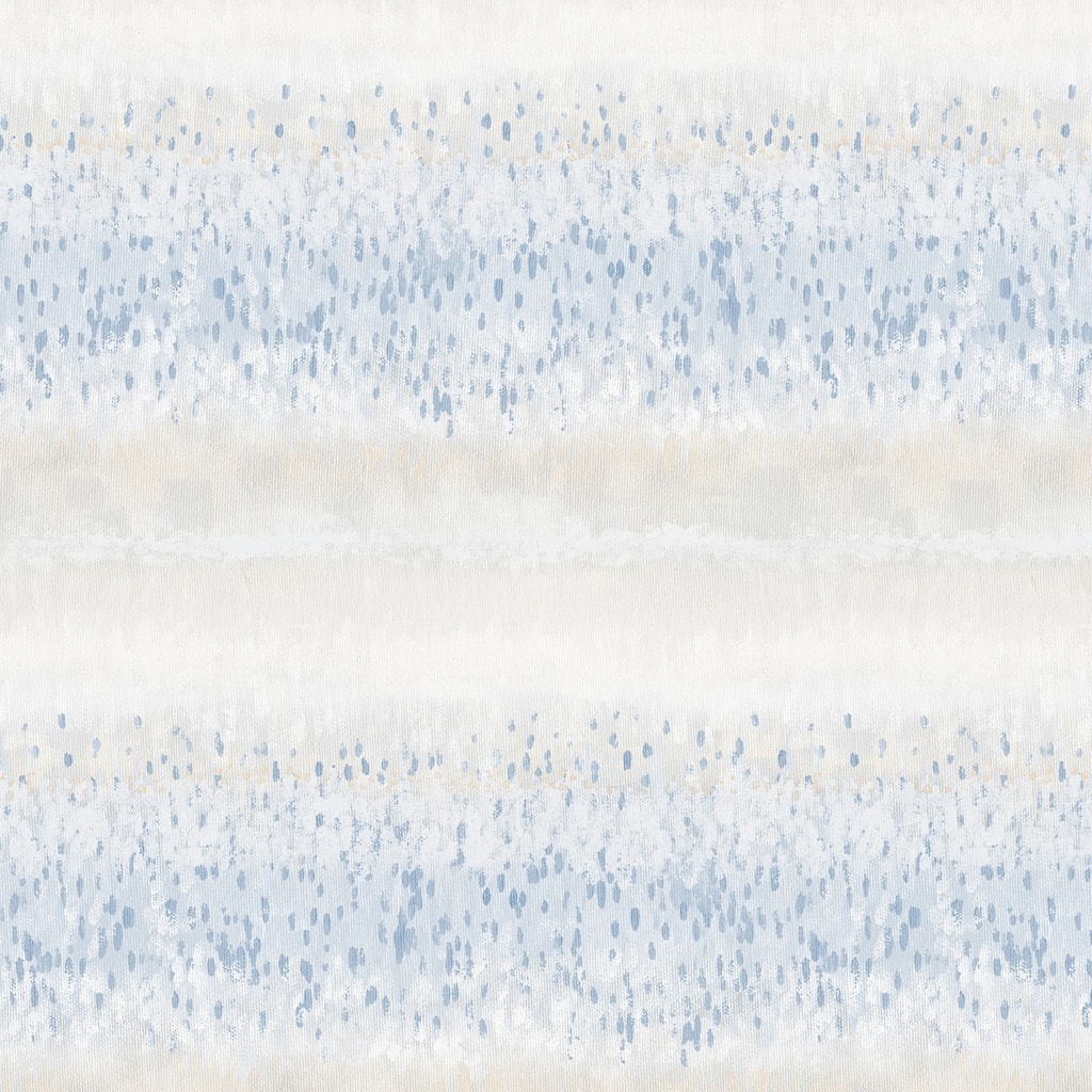 Monet Meadow Wallpaper in Blues & Beige