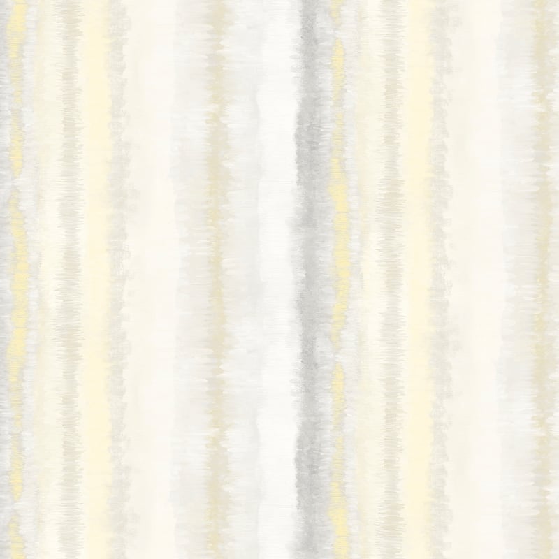 Frequency Stripe Wallpaper in Greys & Yellows - Yellow, Jasmine Yellow, Grey, Dove Grey