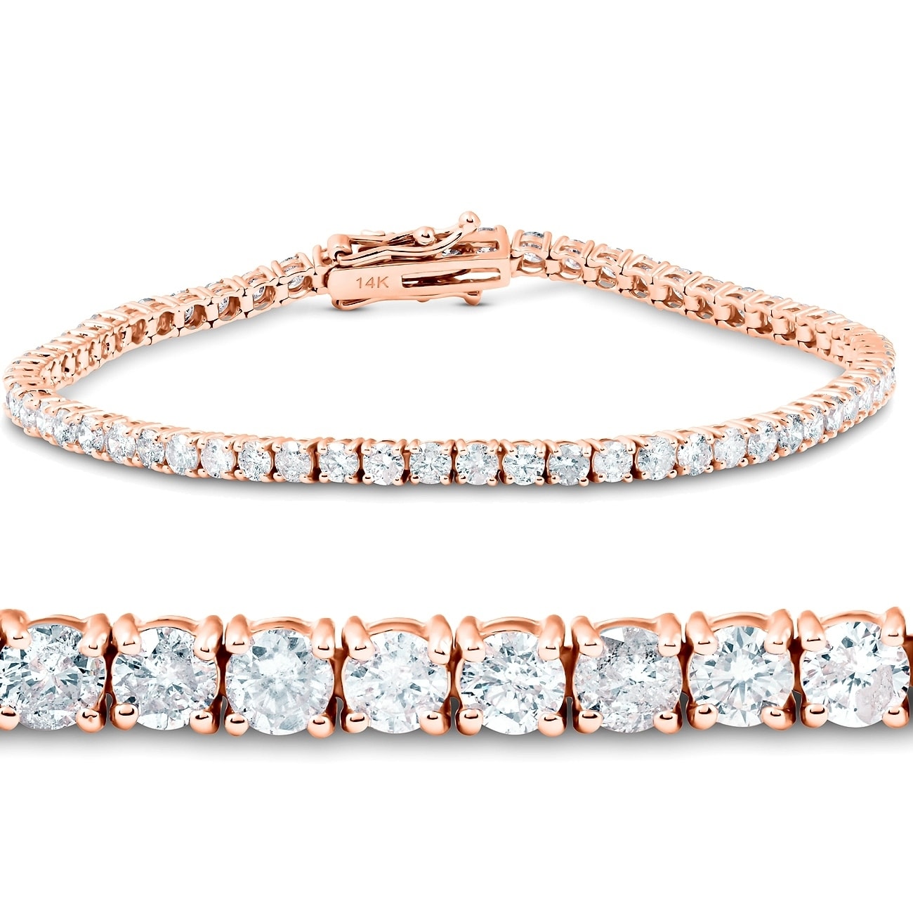 Shop 4ct Diamond Tennis Bracelet 14K 
