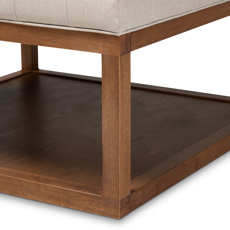 Carson Carrington Jularp Upholstered Cocktail Ottoman