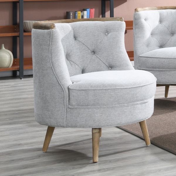 Shop Carson Carrington Packebo MidCentury Modern Swivel Accent Chair