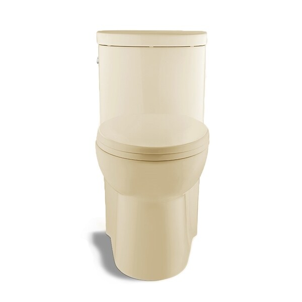 Shop Sublime One Piece Elongated Left Side Flush Handle Toilet In