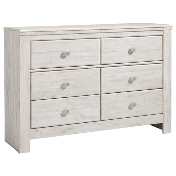 Paxberry Whitewash 6 Drawer Dresser Bed Bath And Beyond 29075993