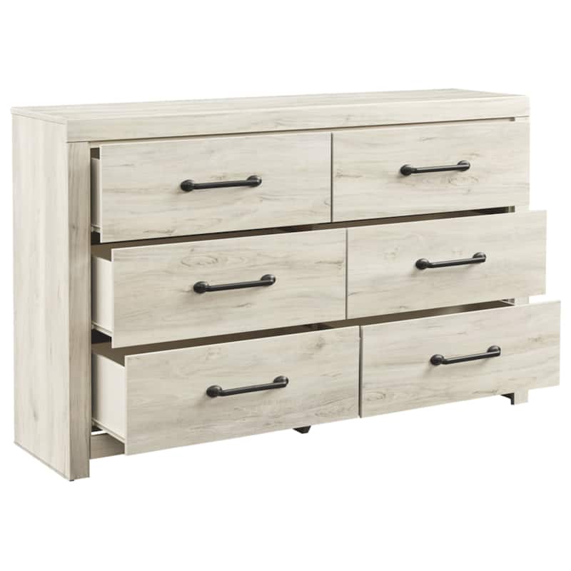 Cambeck Whitewash 6-drawer Dresser