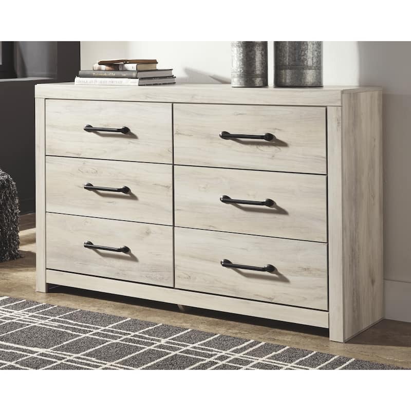 Cambeck Whitewash 6-drawer Dresser