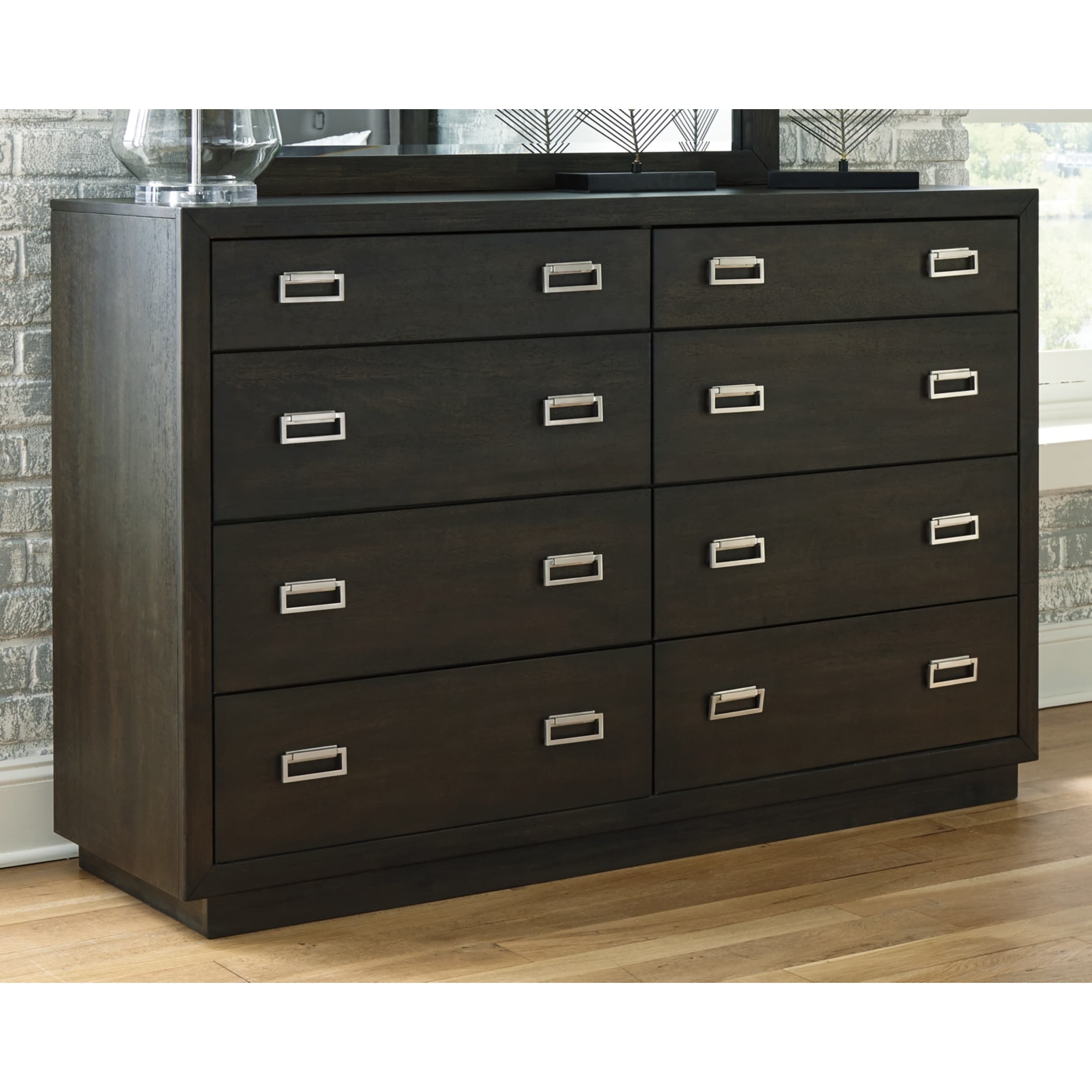 Shop Hyndel Espresso Brown 8 Drawer Dresser Overstock 29076059