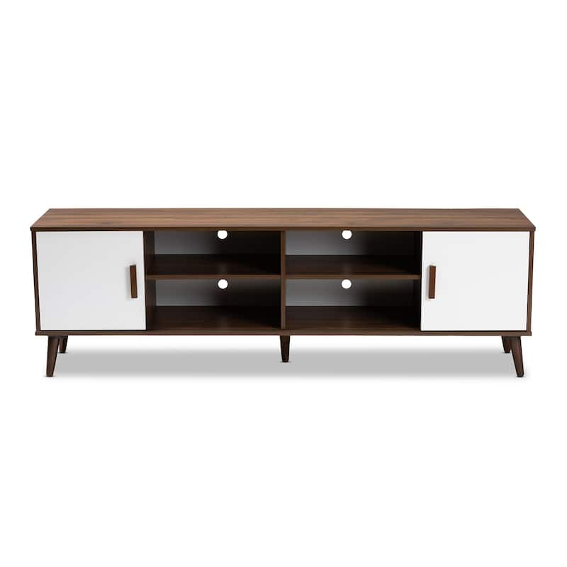 Quinn Mid-Century Modern 2-Door TV Stand