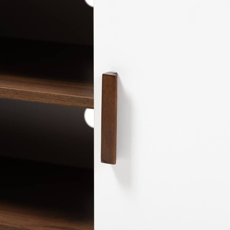 Quinn Mid-Century Modern 2-Door TV Stand