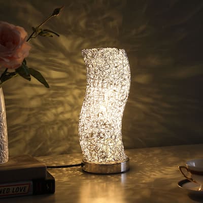 Artemis Exposed Aluminum Wired Curve Table Lamp