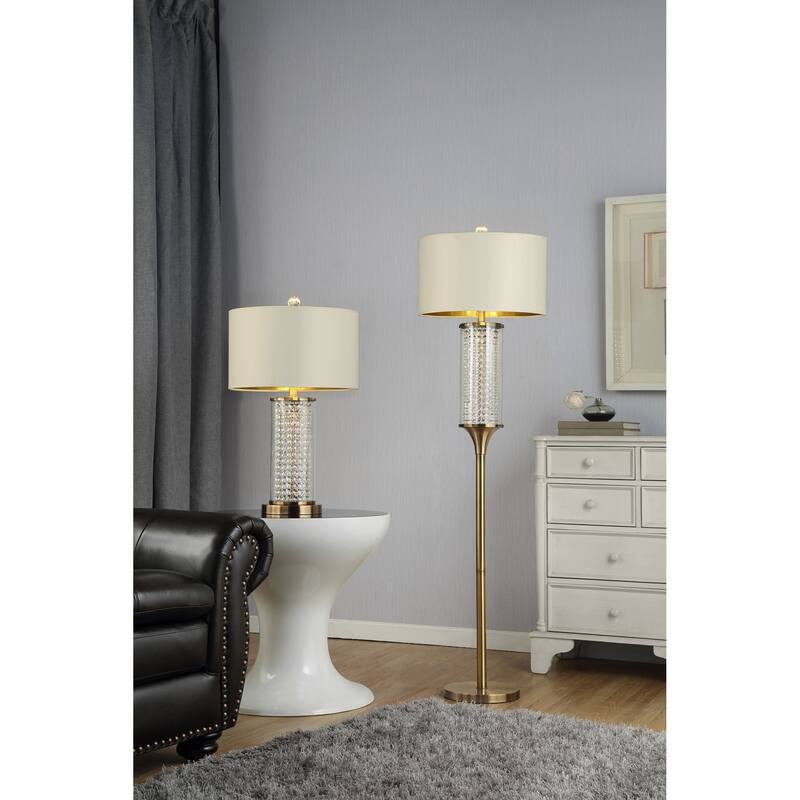 62.25 In. Pluviam Crystal Floor Lamp