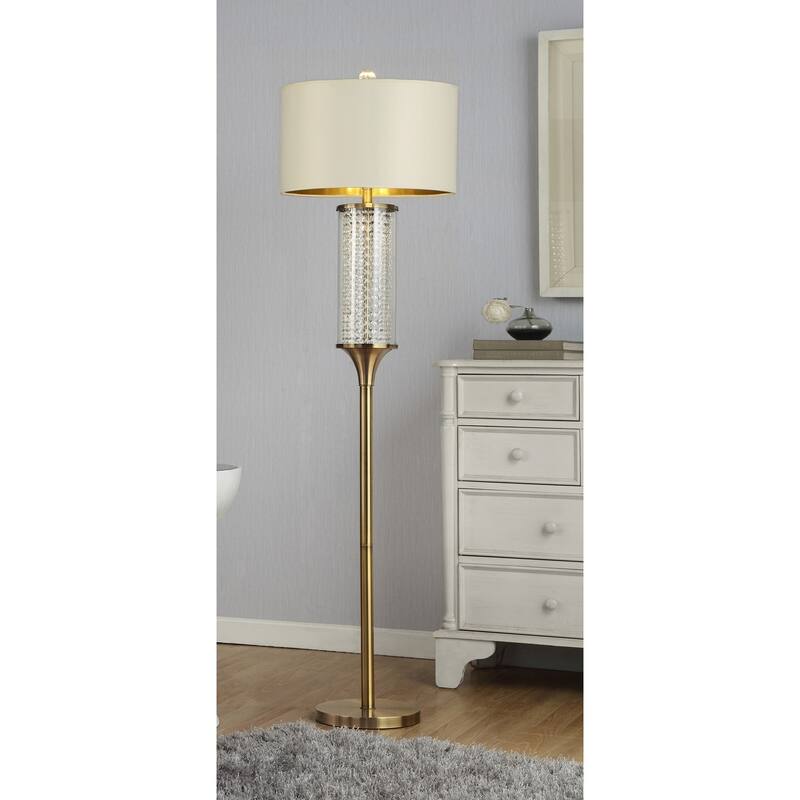 62.25 In. Pluviam Crystal Floor Lamp