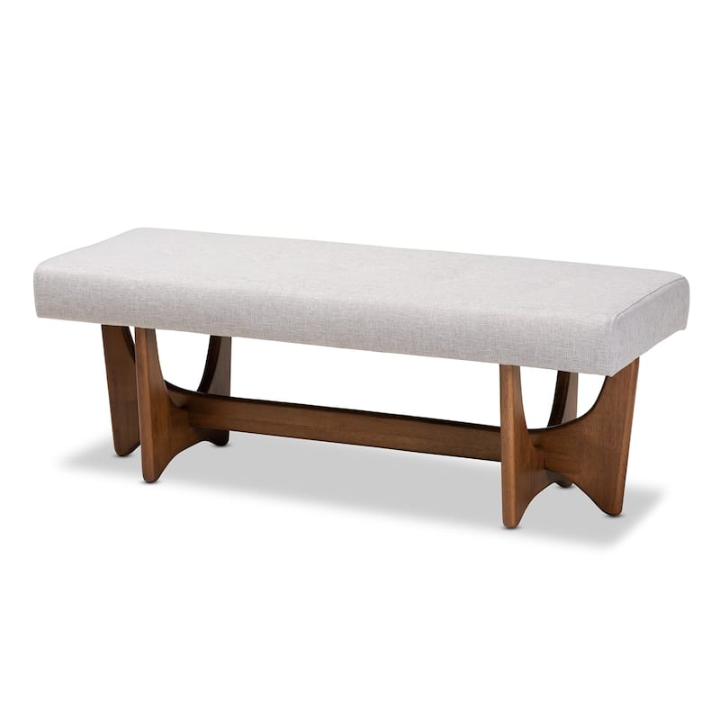 Carson Carrington Ullarp Mid-century Modern Upholstered Bench - Beige