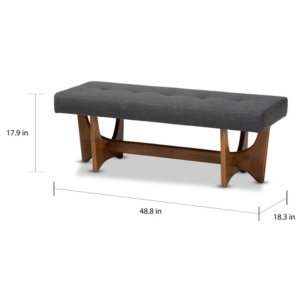 Carson Carrington Ullarp Mid-century Modern Upholstered Bench - Bed ...