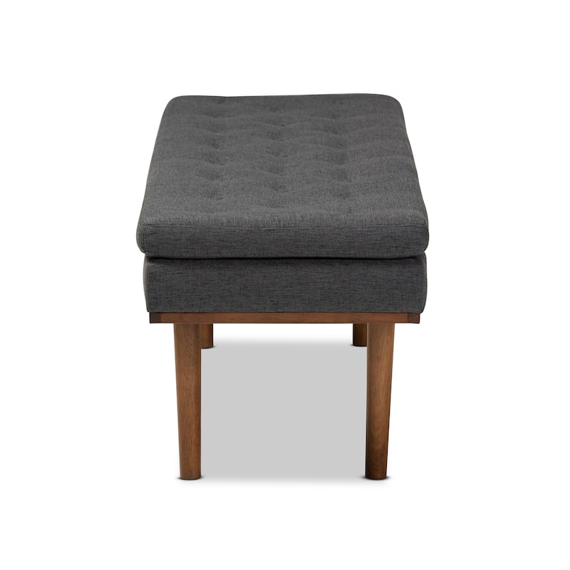 Carson Carrington Ufas Mid-century Modern Upholstered Bench
