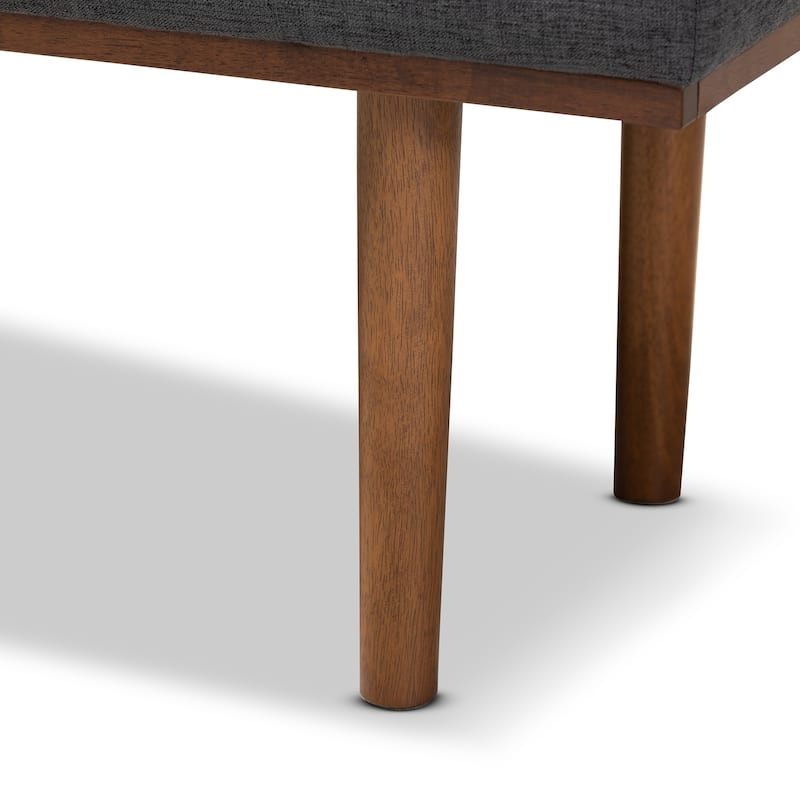 Carson Carrington Ufas Mid-century Modern Upholstered Bench