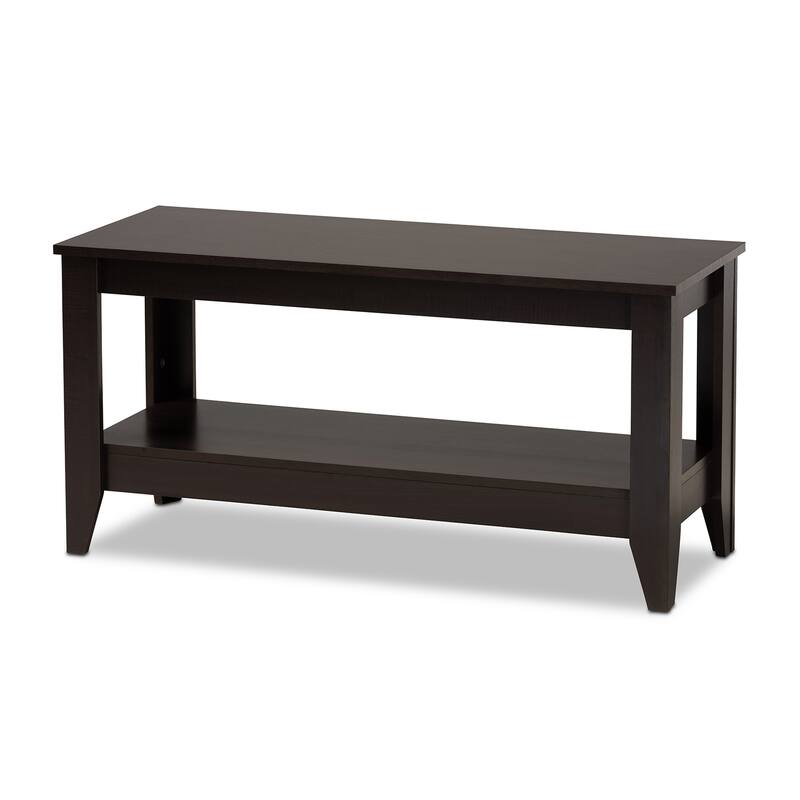 Copper Grove Leerdam Modern Rectangular Wenge-finished Wood Coffee Table - N/A