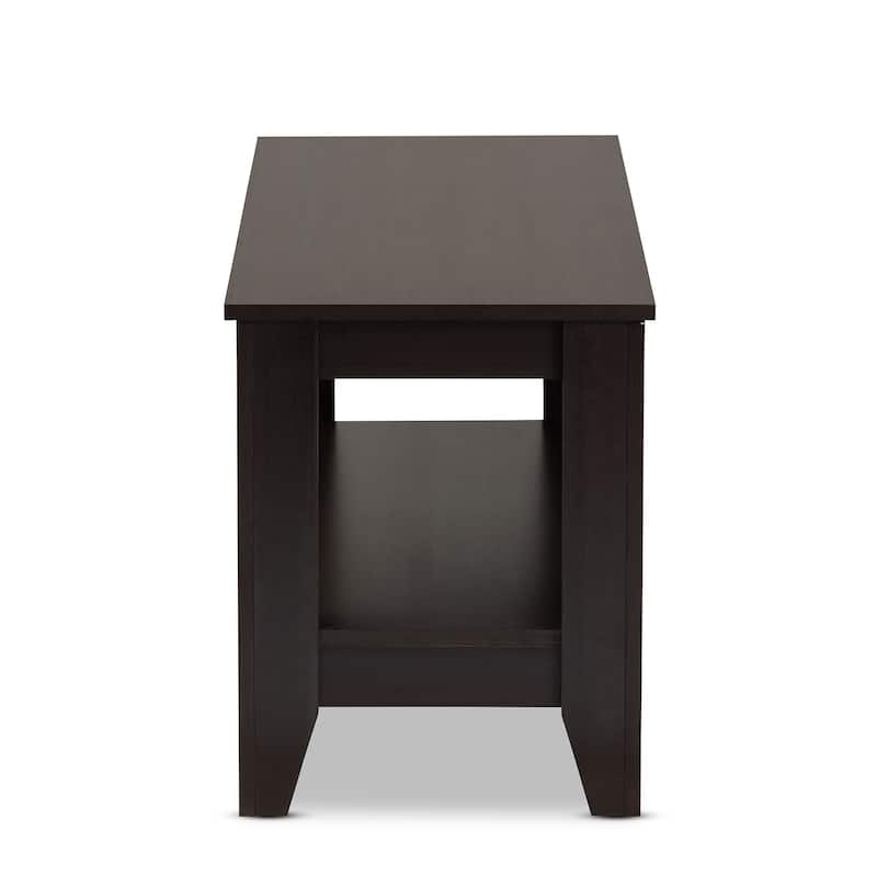 Copper Grove Leerdam Modern Rectangular Wenge-finished Wood Coffee Table