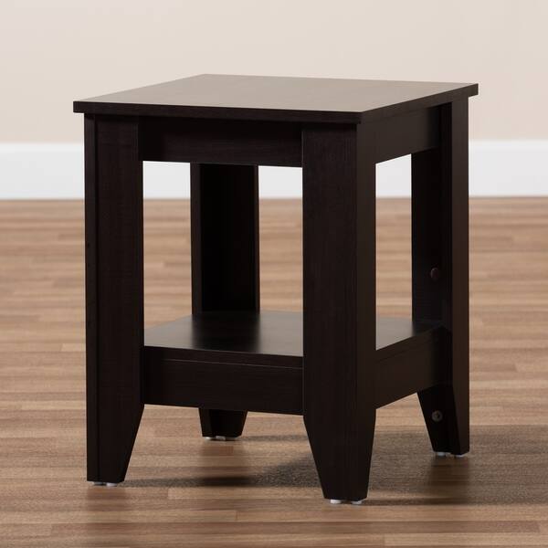 Copper Grove Cornesti Dark Brown Wood End Table Bed Bath & Beyond
