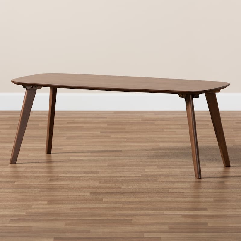 Carson Carrington Uggards Walnut Finished Coffee Table