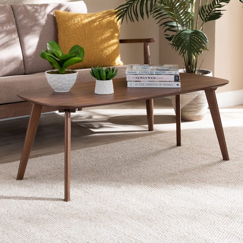 Carson Carrington Uggards Walnut Finished Coffee Table