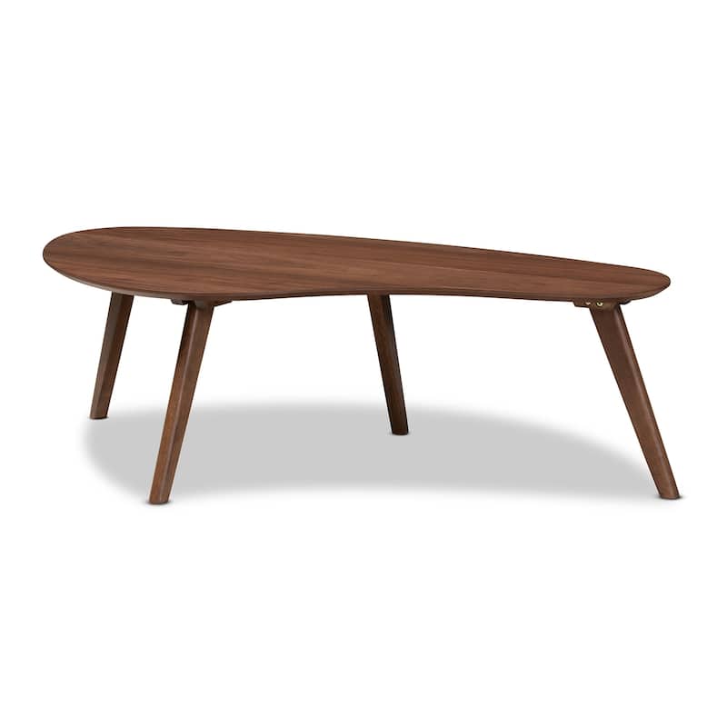 Carson Carrington Battrask Walnut Finished Coffee Table - N/A