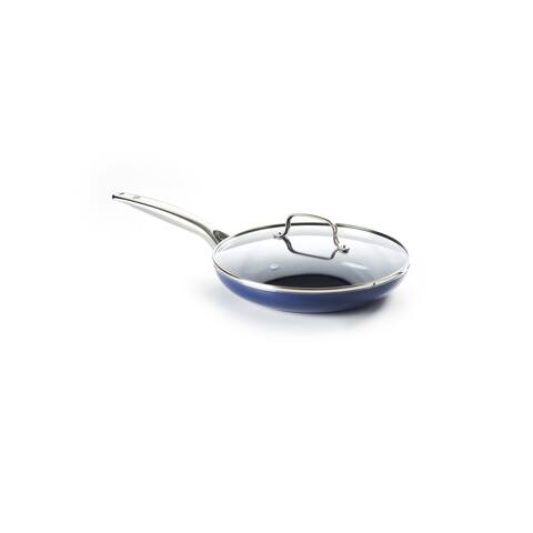 Blue Diamond Toxin-Free Ceramic Non-Stick Covered Frying Pan, 12-Inch
