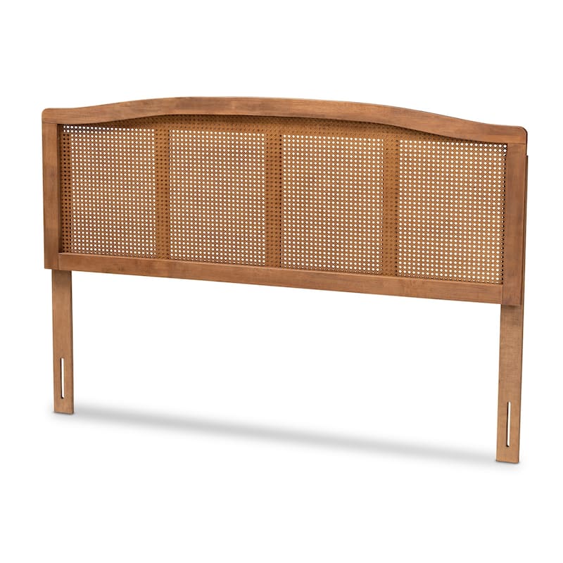 Carson Carrington Ugglom Wood and Synthetic Rattan Headboard - King