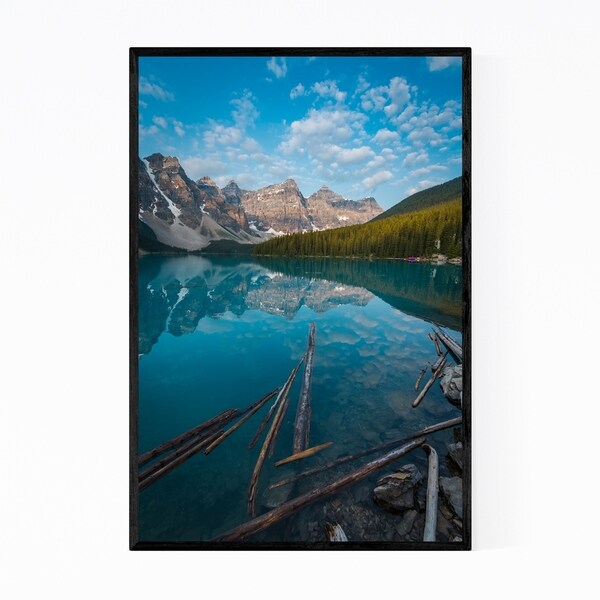 Noir Gallery Moraine Lake Canada Framed Art Print