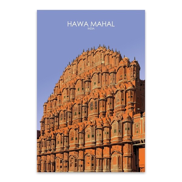 Shop Noir Gallery Jaipur India Travel Poster Metal Wall Art Print