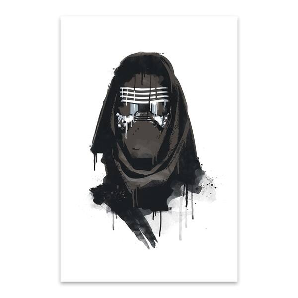 Noir Gallery Kylo Ren Star Wars Watercolor Metal Wall Art Print Overstock 29081353 ··· relife big size starry star metal wall decoration super market gold metal wall decor furniture store wall metal decor. usd