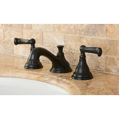Royale Oil-rubbed Bronze Widespread Bathroom Faucet