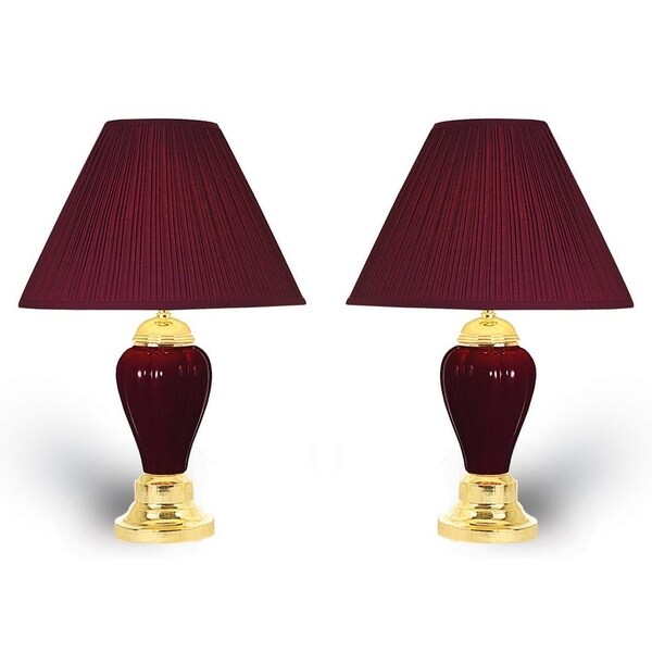 overstock table lamp set