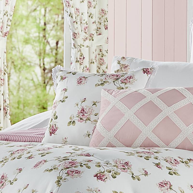 The Gray Barn Little Bess 16-inch Square Decorative Throw Pillow - Rose