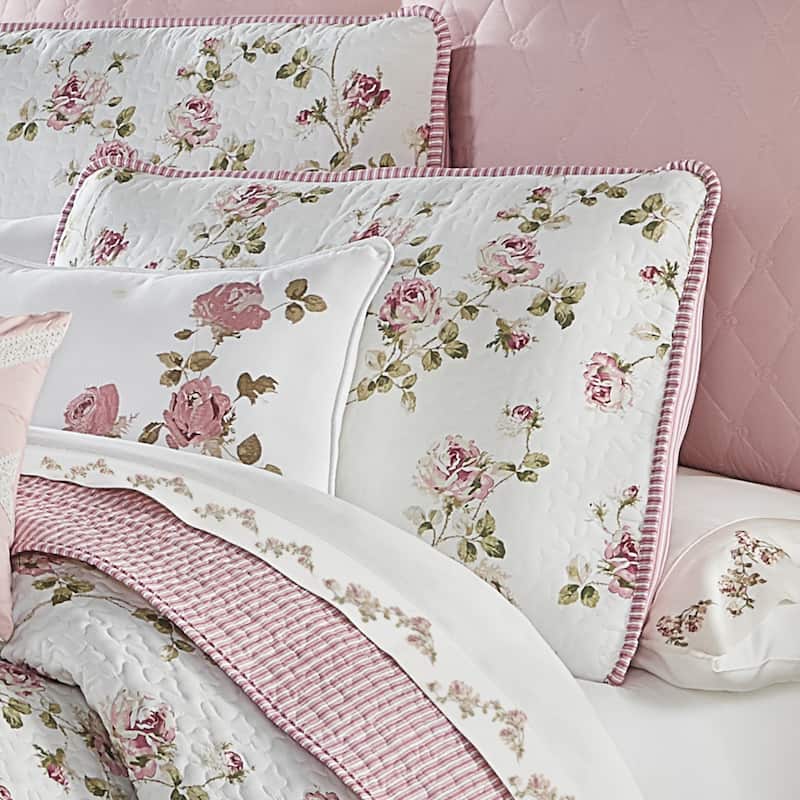 The Gray Barn Little Bess Floral Country Chic 3-piece Quilt Set - King