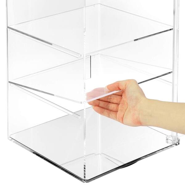 Shop Ikee Design Rotating Acrylic Display Stand Lockable Showcase