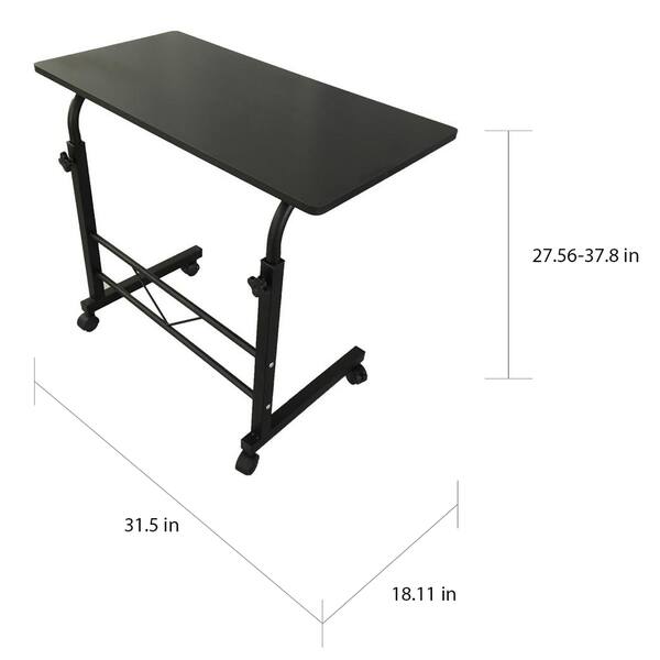 Porch & Den Middleton Chipboard and Steel Computer Side Table - Bed ...