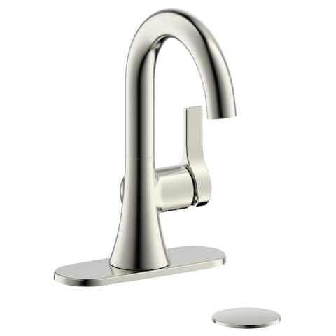 Fontaine Varenne 4 in. Centerset Modern Bathroom Faucet in Brushed Nickel