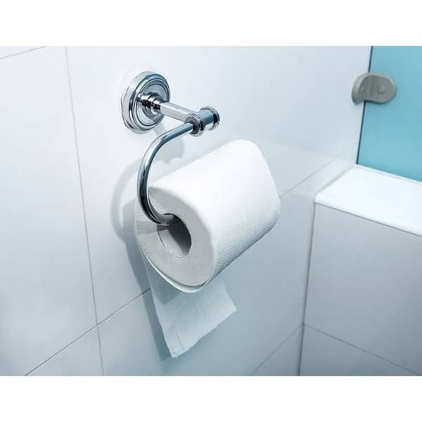 ToiletTree Products Deluxe Bathroom Toilet Tissue Paper Roll Storage Holder Stand (Chrome)